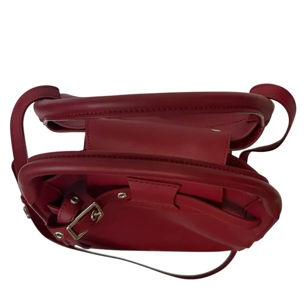 Cèline Phoebe Philo '18 Small Big Bag in Cherry Red Supple Calfskin Trapeze Tote
